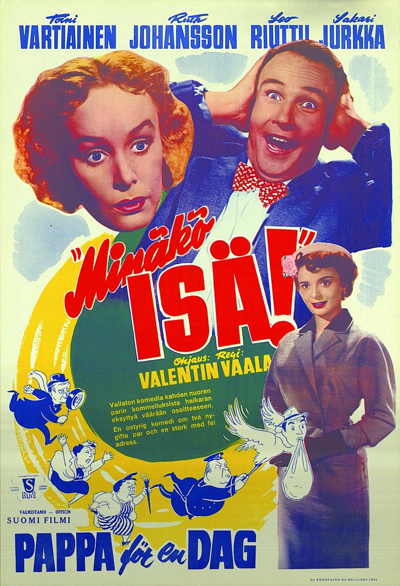Minäkö isä! poster