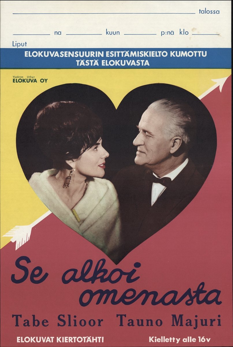 Se alkoi omenasta poster